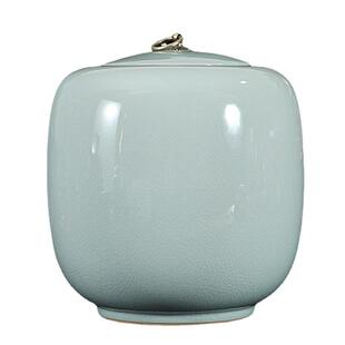 5斤装大号陶瓷哥窑茶叶罐防潮储物罐家用普洱绿茶密封罐可定logo