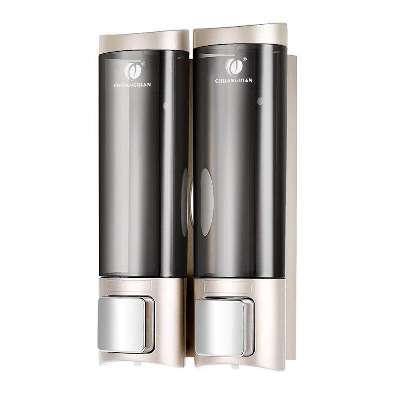 酒店宾馆免打孔皂液器卫生间壁挂式洗手液盒按压洗发水沐浴露,家装主材,皂液器,淘宝优惠券,粉丝福利购,淘宝优惠卷