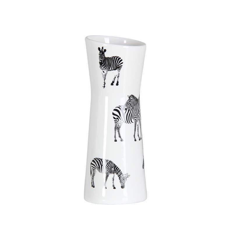 北欧意电镀陶瓷瓶创干花插花ins风家居客厅电视柜装饰器摆DVY花件