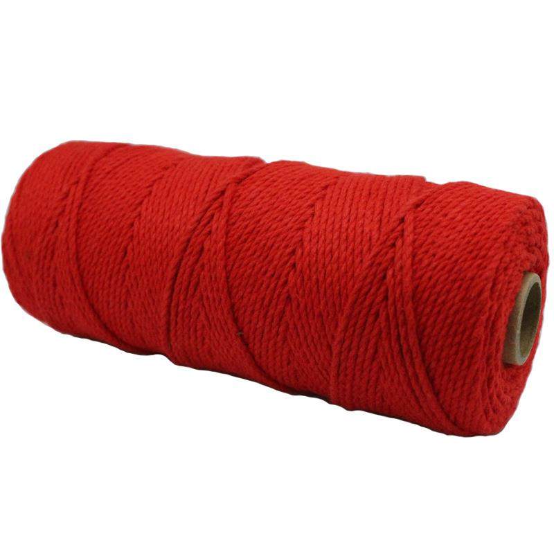 2mm彩色三股纯棉绳不褪色纯棉手工绳饰品配件挂毯绳,居家布艺,绳子,淘宝优惠券,粉丝福利购,淘宝优惠卷