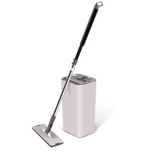 大卫拖把免手洗拖把带桶平板拖把懒人拖把大卫Z9-2两块布便拆卸