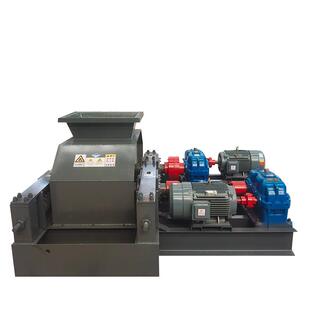 铝渣煤矸石矿石对辊式破碎机移动式河卵石瓜米石对辊制砂机