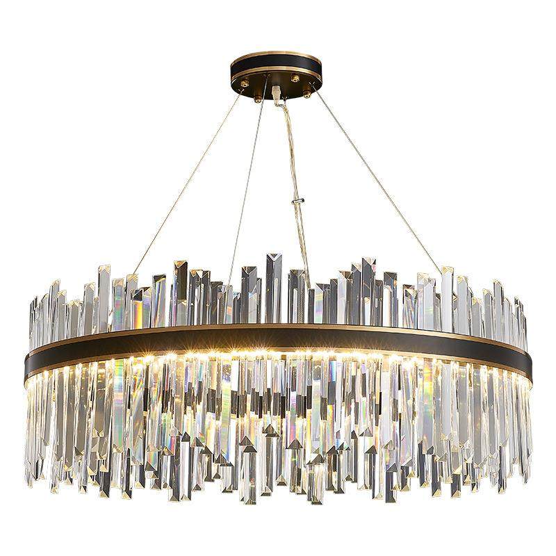后现代轻奢客厅吊灯餐厅卧室港式简约别墅新款大气黑色水晶吊灯,家装灯饰光源,智能吊灯,淘宝优惠券,粉丝福利购,淘宝优惠卷