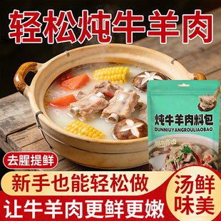 炖牛羊肉调料包清炖羊肉汤牛肉汤商用家用羊排骨头专用官方旗舰店