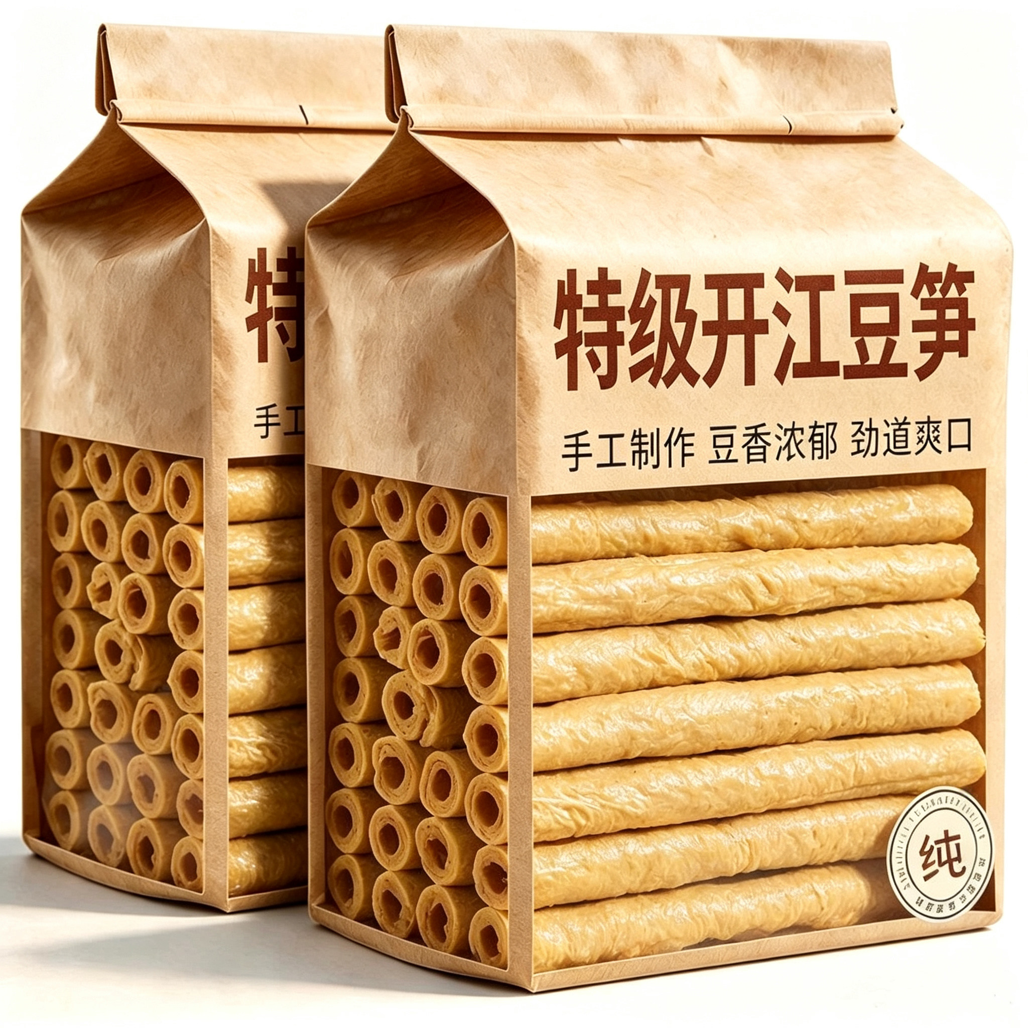 正宗开江豆笋纯手工四川传统土特产豆筋豆棒豆杆棒腐竹官方旗舰店