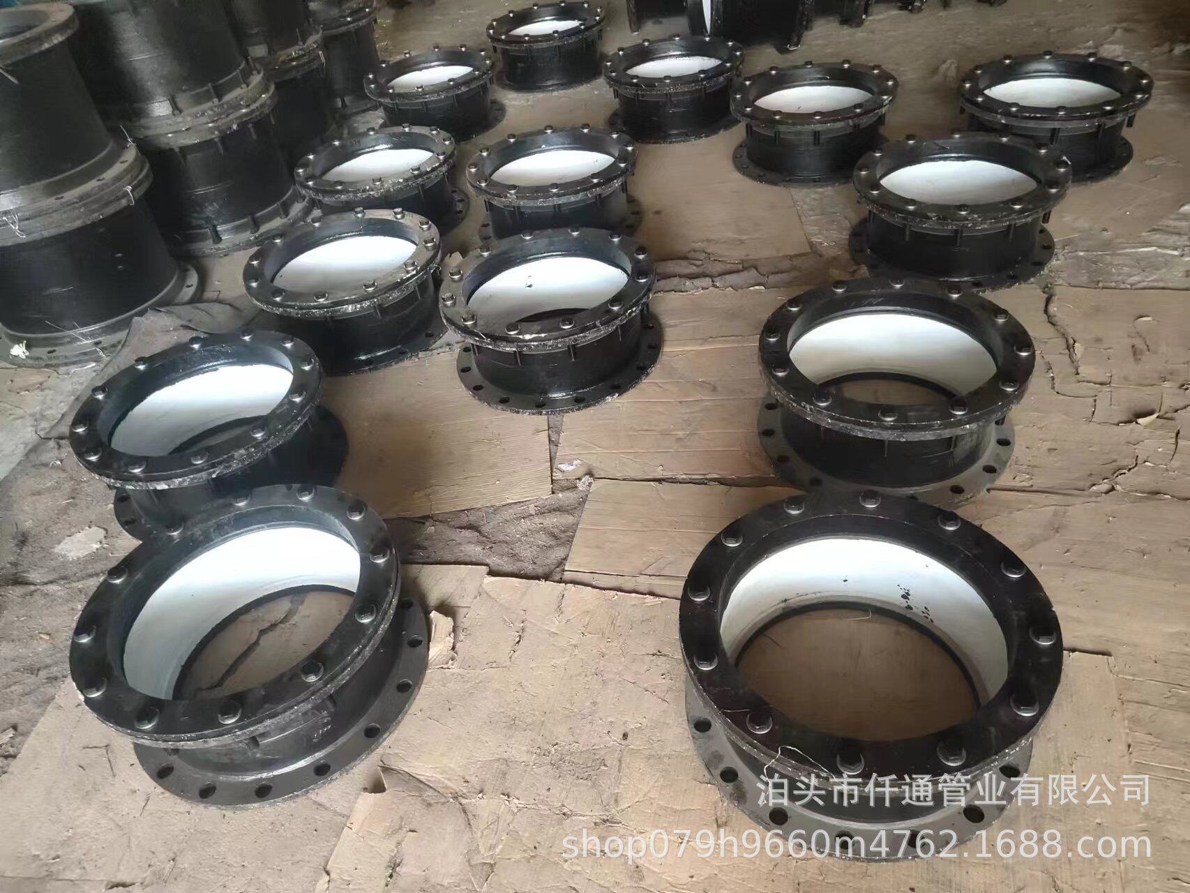 球墨铸铁甲管伸缩器 伸缩速甲 压兰甲 法兰甲管伸缩节DN150 200