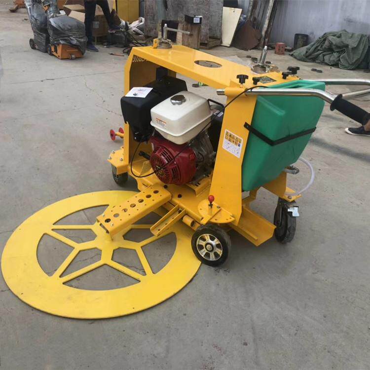 沥青地面圆形切割机混凝土地面切圆机隆鑫汽油切割机