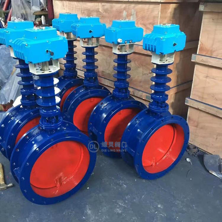 电动通风蝶阀D941W-2.5C DN400/DN500/DN600 高温烟气蝶阀