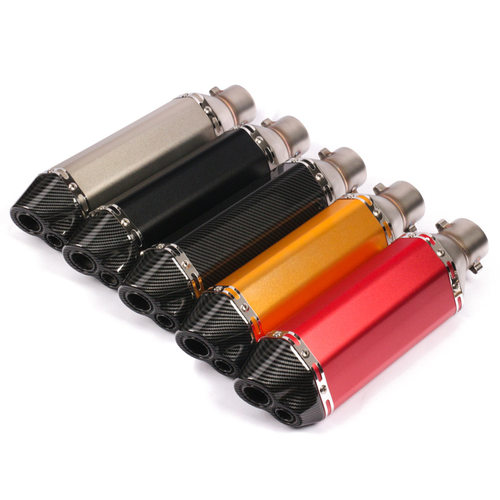 摩托车ninja250 400yamaha R25CBR300改装短款双孔天蝎排气管51MM