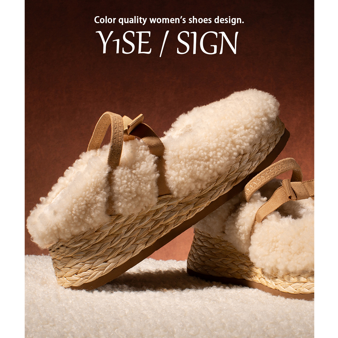 巨好看白色羊羔毛毛勃肯鞋女冬