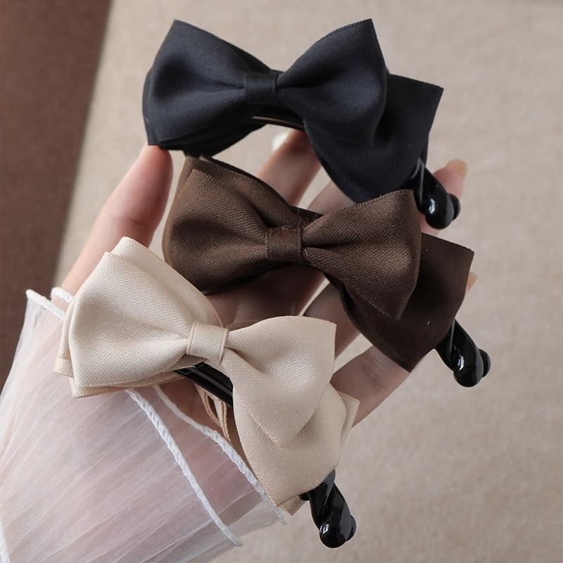 简约时尚蝴蝶结高马尾香蕉夹