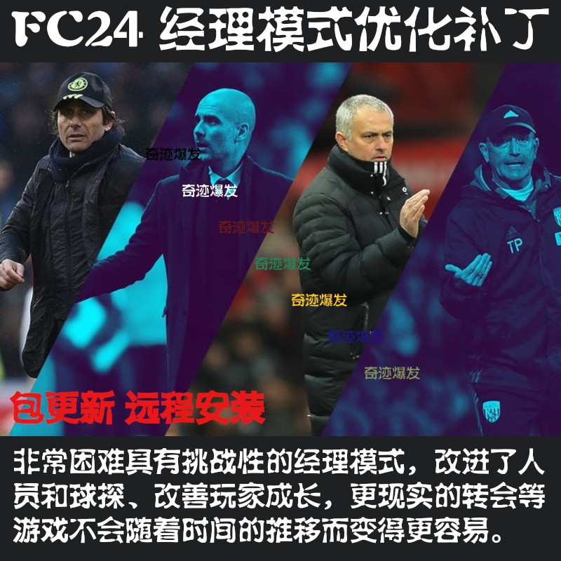 FC24 经理模式优化补丁 更加困难和现实球员价值比赛评分 FIFA24