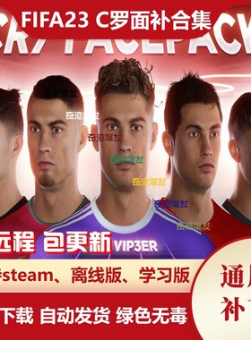FIFA23 C罗面补合集 克里斯蒂亚诺·罗纳尔多各赛季脸型补丁