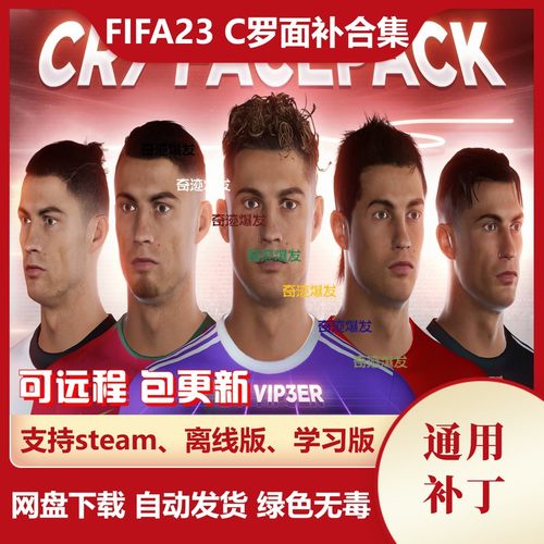 FIFA23 C罗面补合集 克里斯蒂亚诺·罗纳尔多各赛季脸型补丁