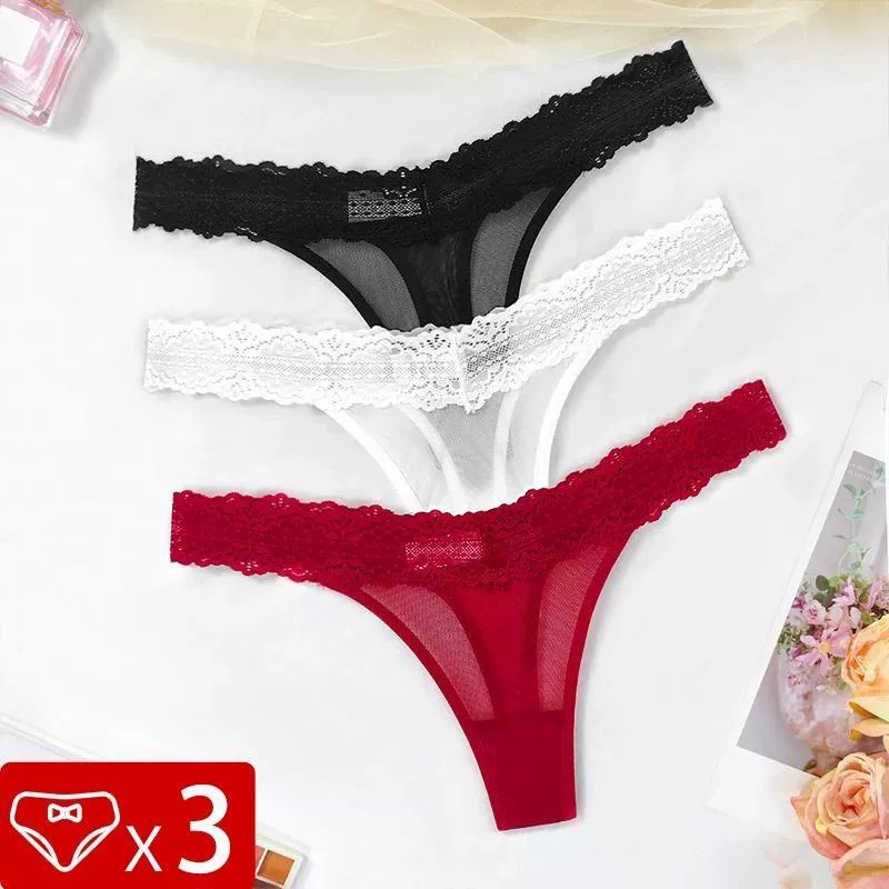 [3 шт./набор сексуальные женские стринги underwear разноцветные]