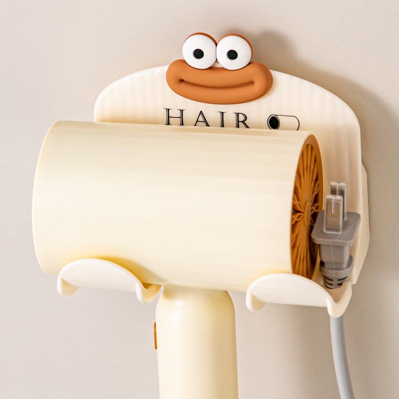 吹风机置物架免打孔卫生间壁挂式电吹风支架浴室风筒收纳放置挂架