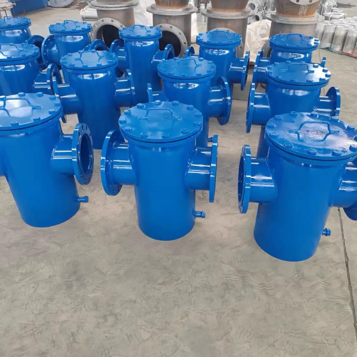 篮式过滤器快开管道除污器毛发过滤器立式直通除污器天然气过滤器