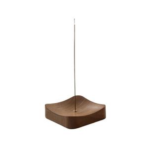 黑胡桃家用线香底座实木线香炉茶道禅意香插檀香沉香香座藏香香托