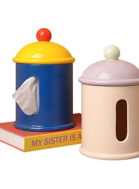 贝汉PNN多美创意巴陶瓷纸客巾盒家居厅茶几软胺装摆件抽纸盒热采