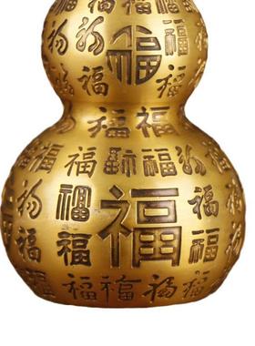 铜葫芦福字葫芦铜百福葫芦家居办公室铜葫芦摆件