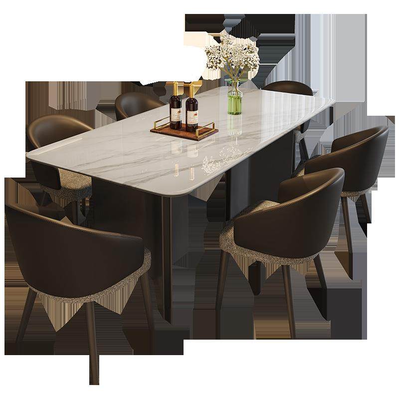 意轻奢羊脂用白大理石式餐桌现RCSCZ002代约简餐桌椅组合家吃饭休,商业/办公家具,餐桌椅系列,淘宝优惠券,粉丝福利购,淘宝优惠卷