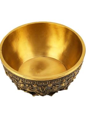 大厂新款铜聚乔宝家居盆迁礼品办公99室铺工艺品摆店件厂家