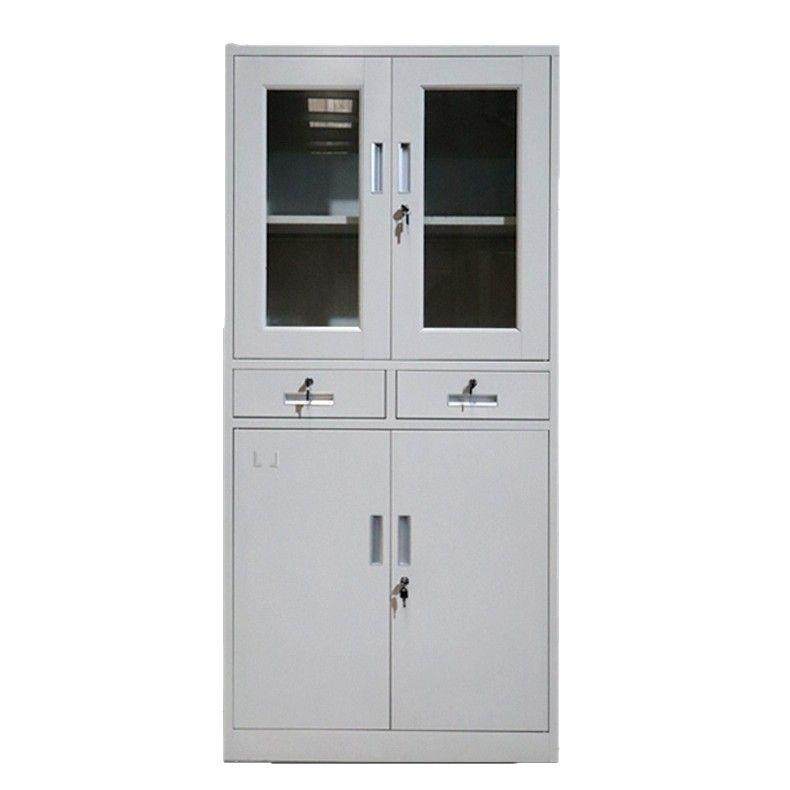 文件柜档案柜加厚带锁铁皮储物柜资料柜多层书柜办公室财务矮柜