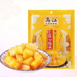 乌江脆口萝卜丁22g*12袋榨菜咸菜清淡开味下饭菜咸菜泡菜萝卜干