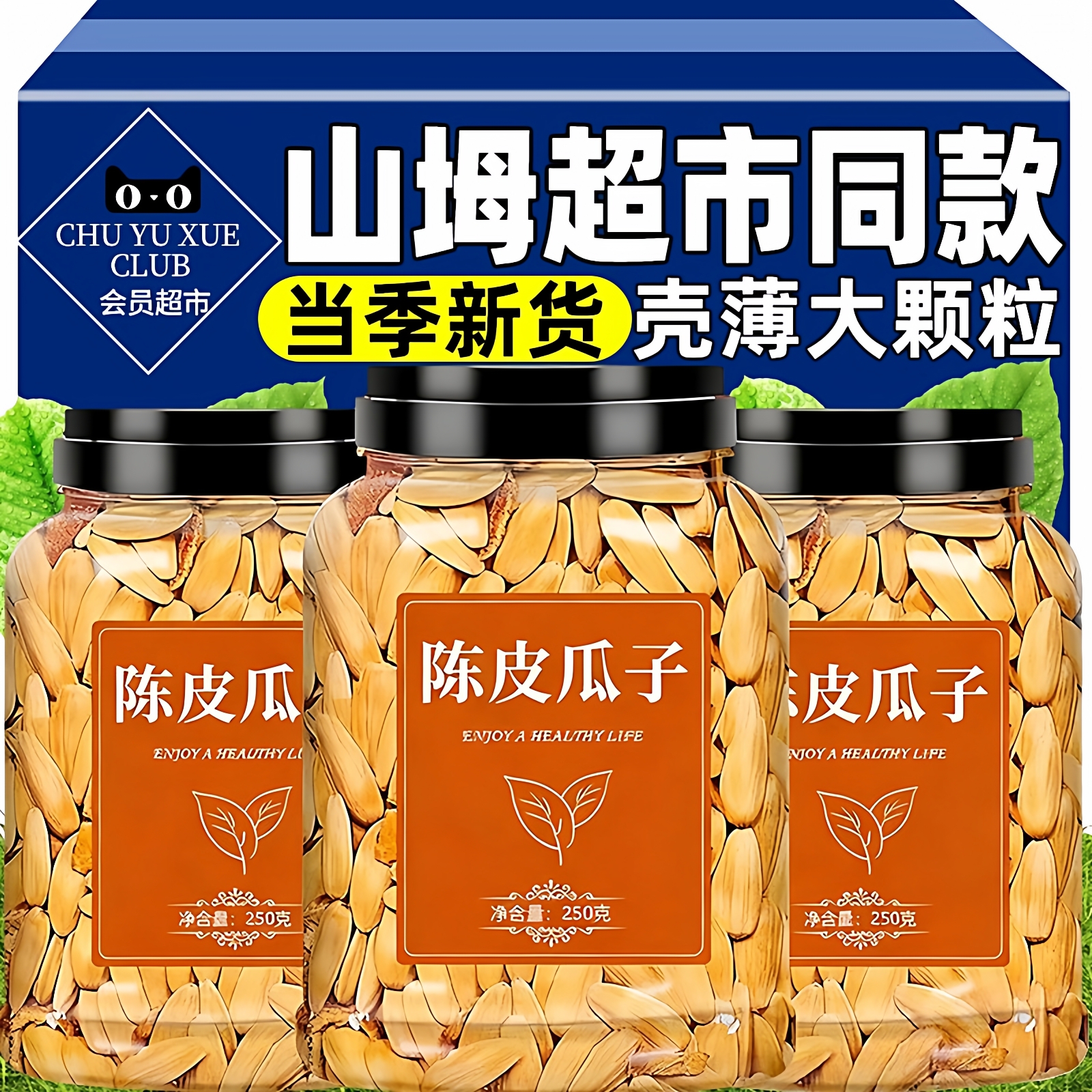 【大颗粒】陈皮瓜子零食炒货