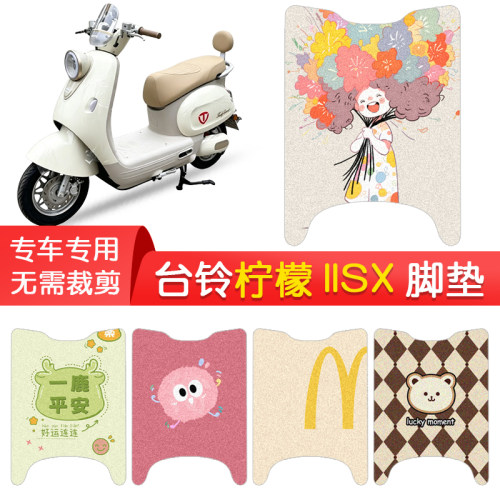 台铃柠檬IISX专用防水脚垫