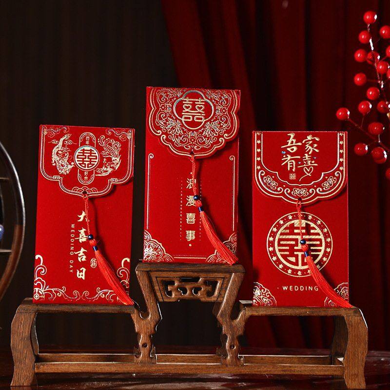 绒布万元红包级结婚父母改口费专用订婚随礼中式流苏利是封礼盒,节庆用品/礼品,红包/利是封,淘宝优惠券,粉丝福利购,淘宝优惠卷