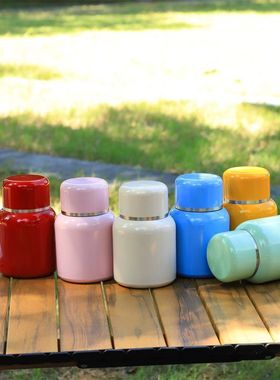 316不锈钢双层保温杯便携式级水杯可爱迷你随行口袋杯便携带