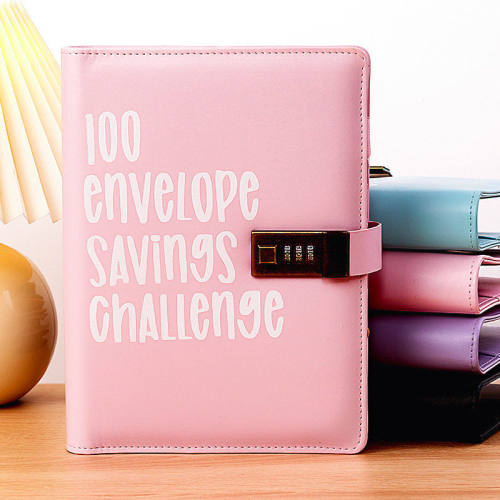 Envelope Challenge情侣100天挑战信封预算活页存钱笔记本手账本