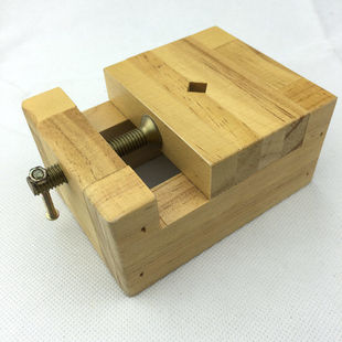 大中小号印床刻床松木印床 篆刻印章石固定工具文房四加工