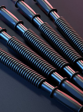 电镀臂力器40kg50公斤握力棒30kg60kg扩胸器健身器材家用臂力棒