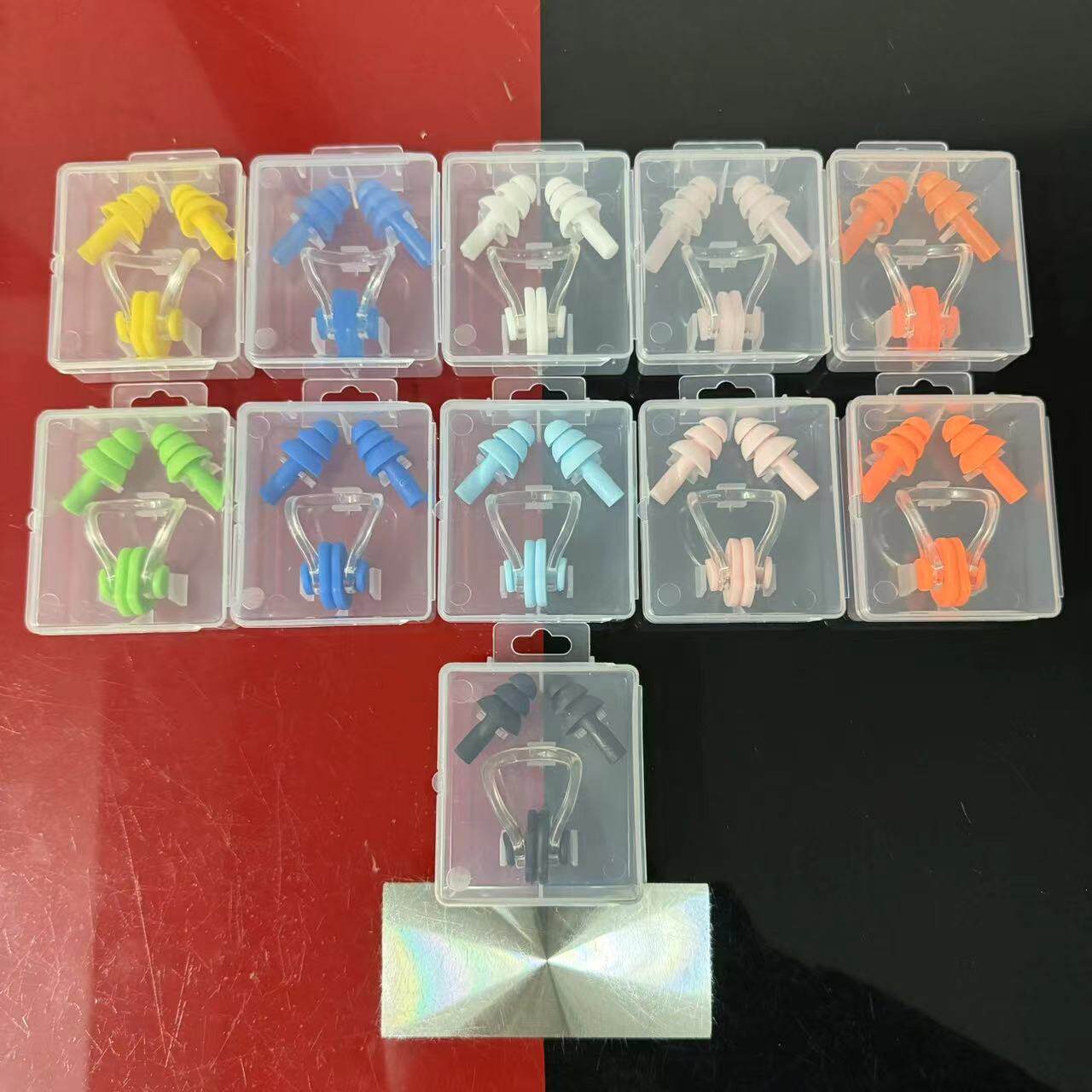 2025防水防呛新款舒适游泳耳塞鼻夹套装高性价比浴室运动装备热卖