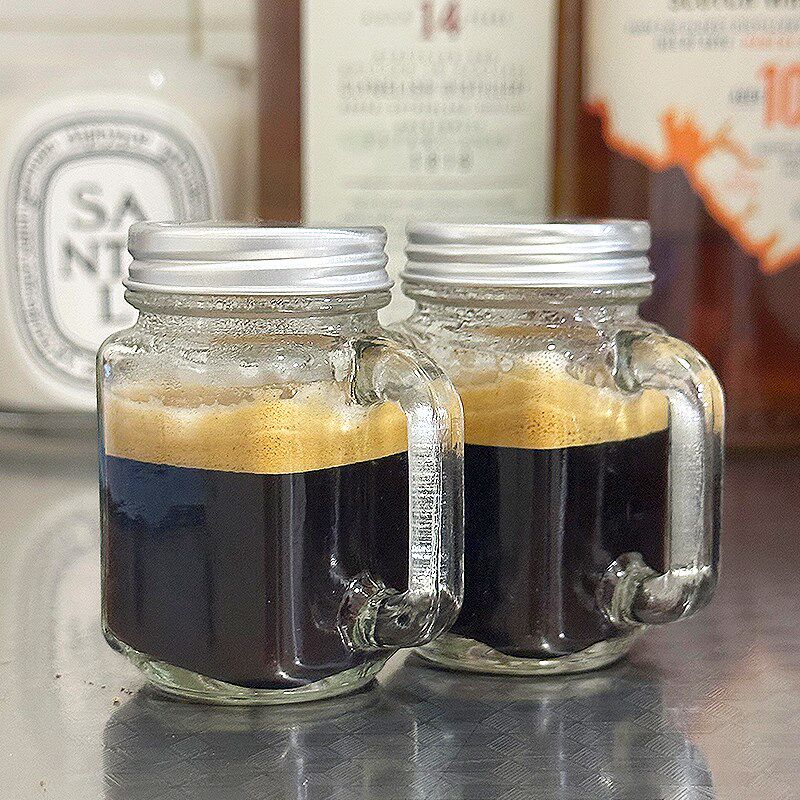 速发浓缩咖啡分装酱浓缩液密封罐储存罐玻璃小瓶小奶盅果瓶瓶分装
