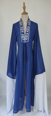 速发俏花旦戏服古剧戏曲越小黄梅戏花旦装旦正旦悲旦素衣绣花对披