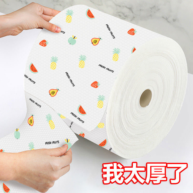 速发懒人抹布干湿两用加厚一次性家用厨房洗碗纸巾清洁用品吸水可