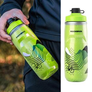 自行车保冰保温水壶跑步运动户外骑行专用保冰水壶大容量挤压水壶