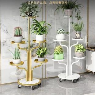 客厅电视柜旁边落地摆件沙发边直播间背景艺术装饰轻奢高档置物架