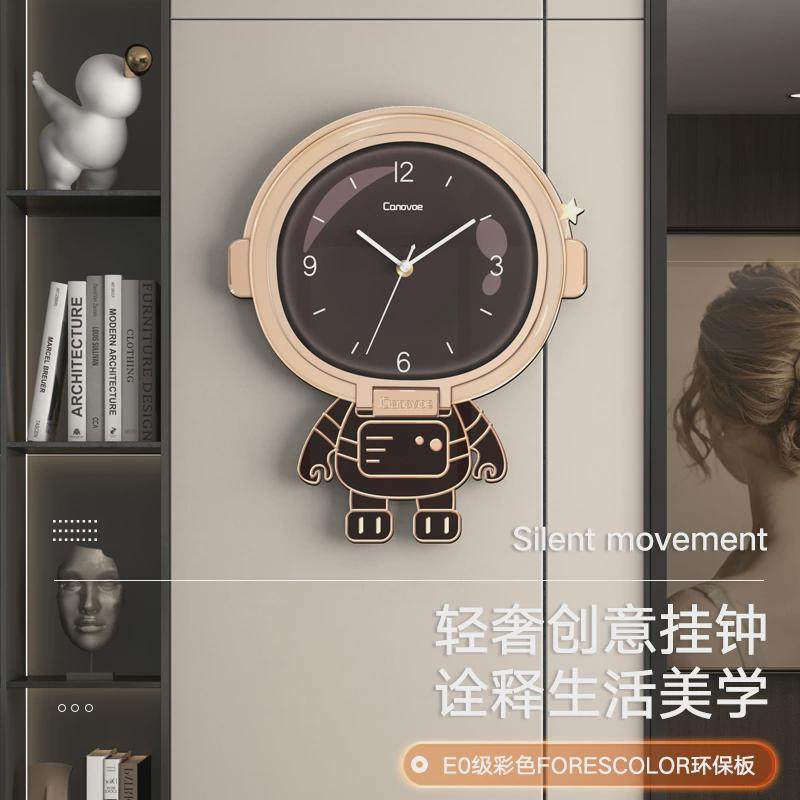 钟表挂钟客厅家用时尚创意卡通2023新款简约儿童房时钟挂墙石英钟,家居饰品,挂钟,淘宝优惠券,粉丝福利购,淘宝优惠卷
