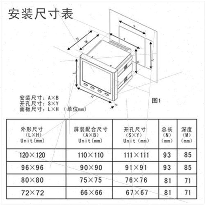 。三相数显电流表PA1941-AX4可调变比智能数显三相电压表PA194U-,包装,包装护角,淘宝优惠券,粉丝福利购,淘宝优惠卷
