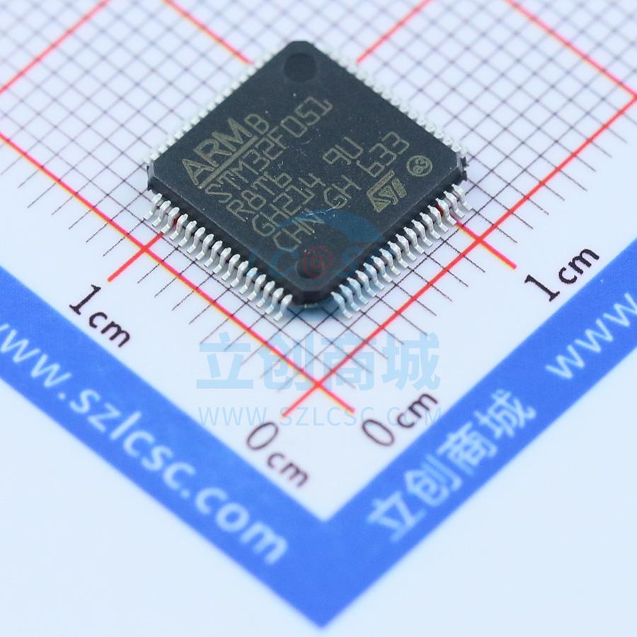 ST(意法半导体) STM32F051R8T6 LQFP-64_10x10x05P ST(意法半导体