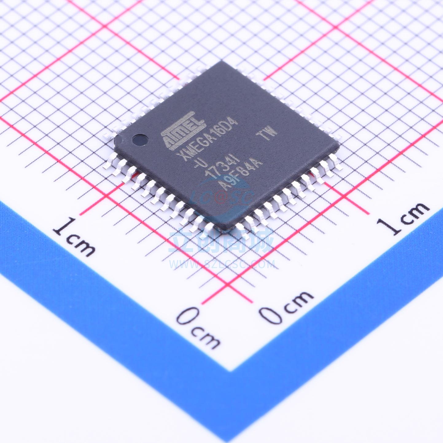 ATMEL(爱特梅尔)/AVR ATXMEGA16D4-AU TQFP-44_10x10x08P MICROCH
