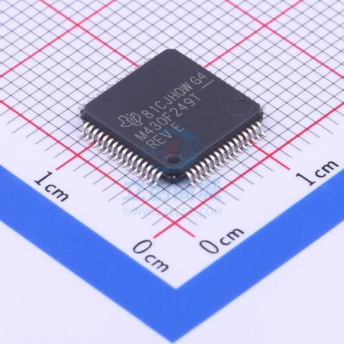 TI(德州仪器) MSP430f249TPMR LQFP-64_10x10x05P TI(德州仪器)