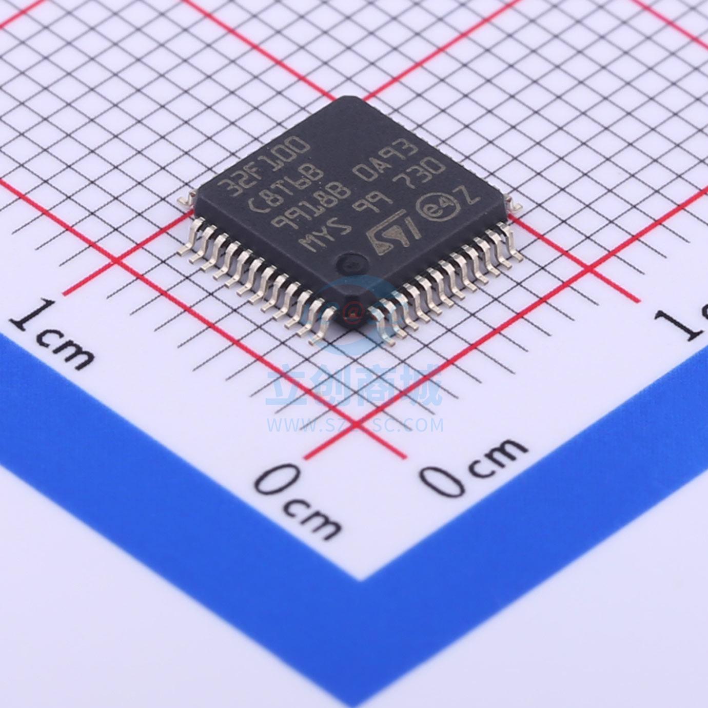 ST(意法半导体) STM32F100C8T6B LQFP-48_7x7x05P ST(意法半导体)