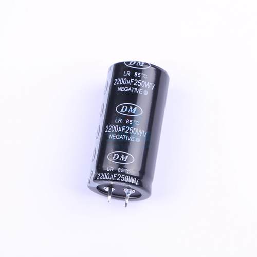牛角型电解电容 CD293 250V2200μF 嵌入,30x60mm DMEGC(东磁)