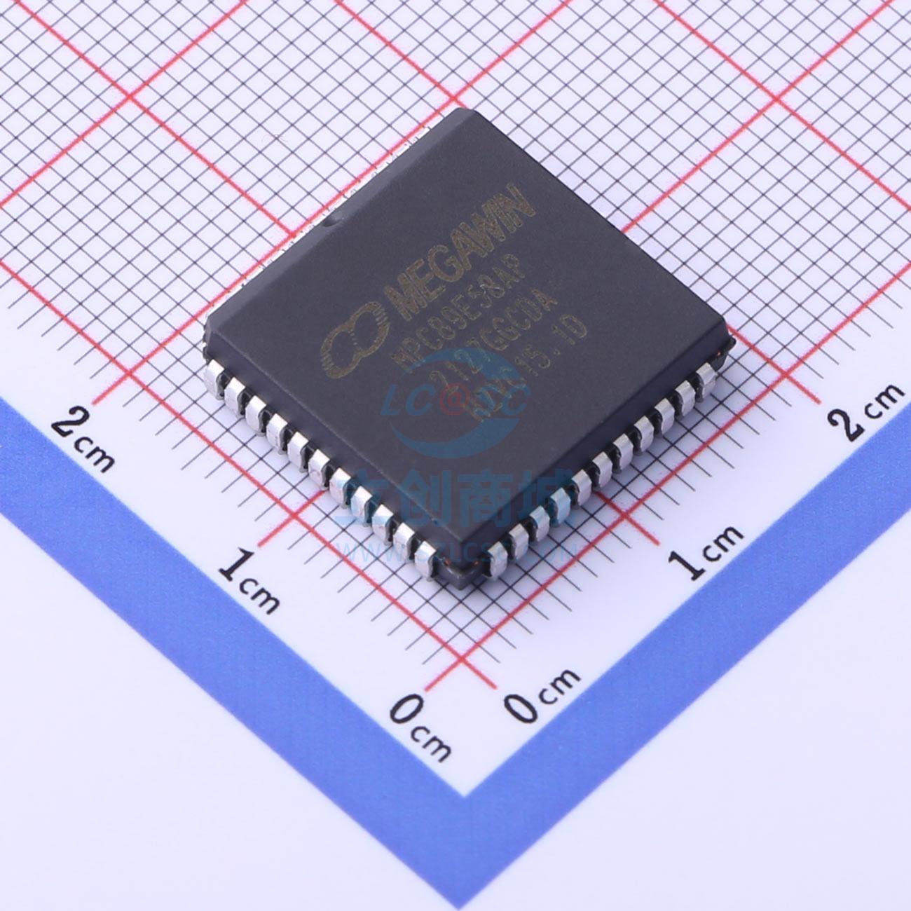 单片机(MCU/MPU/SOC) MPC89E58AP PLCC-44 MEGAWIN(笙泉)