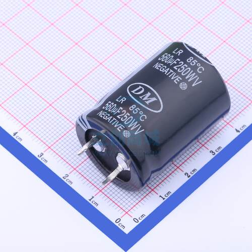 牛角型电解电容 CD293 250V560μF 嵌入,25.4x35mm DMEGC(东磁)